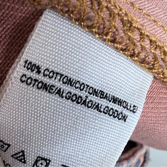 We The Free Cheetah Print Mini Denim Skirt Size 26 - Picture 6 of 8